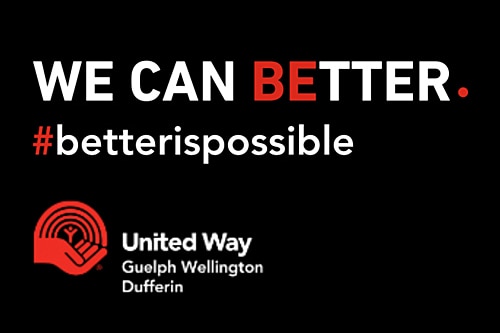 University of Guelph "We can Better" signage