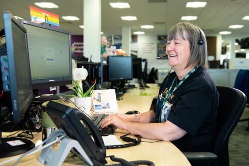 United Utilities team member working