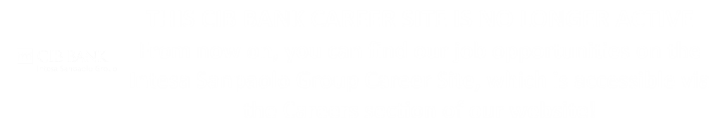 CIB Bank – Bank of Intesa Sanpaolo Group