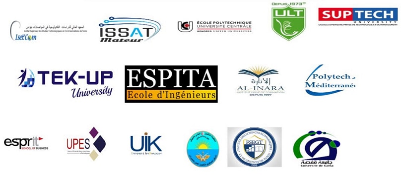 Logos des universités partenaires