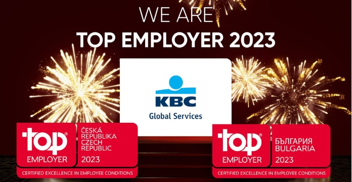 KBC Global Services certificate for Top Employer 2024