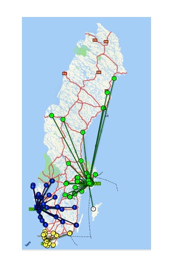 Map Sverige