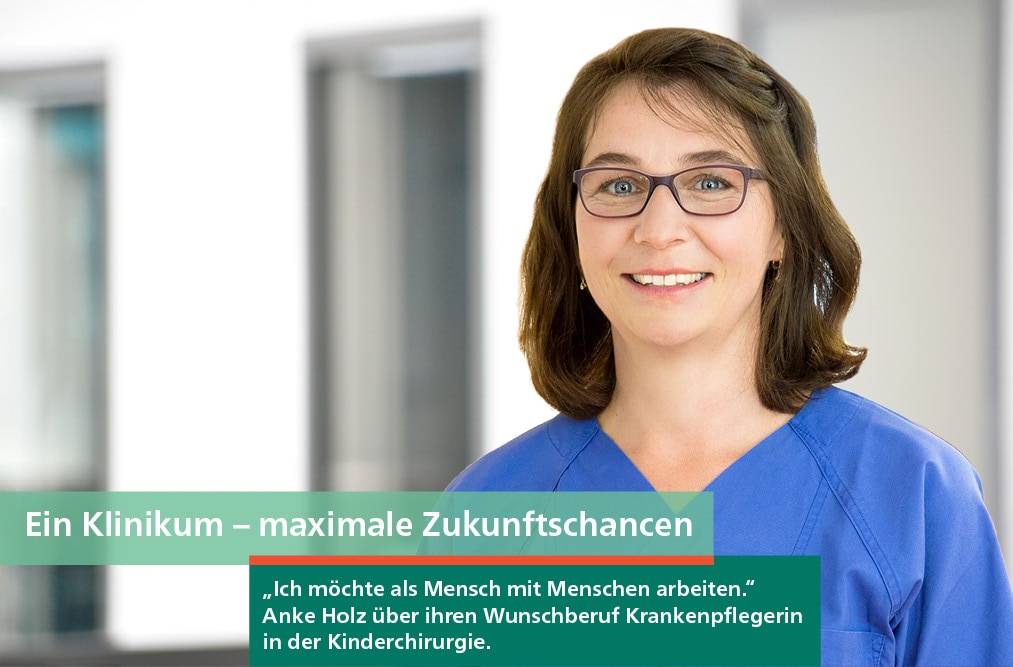 Ich möchte als Mensch mit Menschen arbeiten - eine Mitarbeiterin des UKD berichtet über Ihren Beruf in der Kinderchirurgie