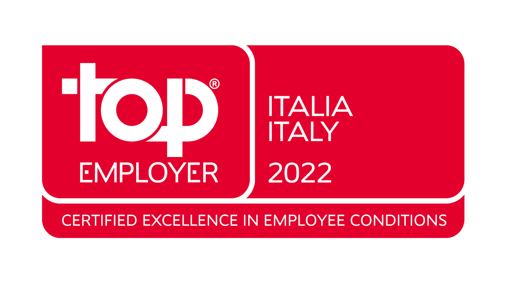 Top Employer Italy 2022 logo 