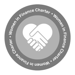 The Women in Finance Charter logo.
