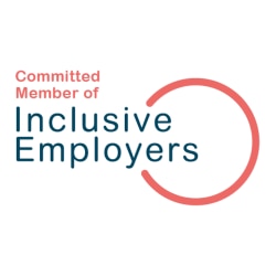 The Inclusive Employers Committed Member logo.