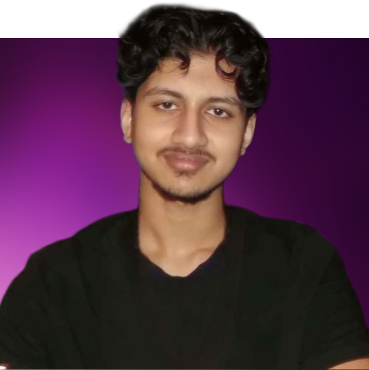 A colleague with black hair wearing a black t-shirt.