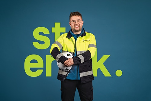Technieker aan het werk