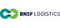 BNSF Logistics logo, one circle in teal, overlapping a green circle with an arrow in the middle, BNSF Logistics to the right.