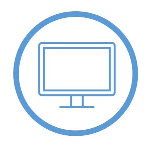 Workplace computer icon