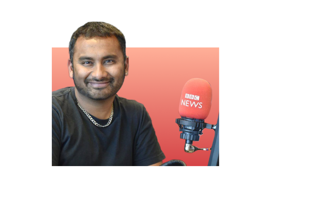 Amol Rajan, BBC radio broadcaster.   