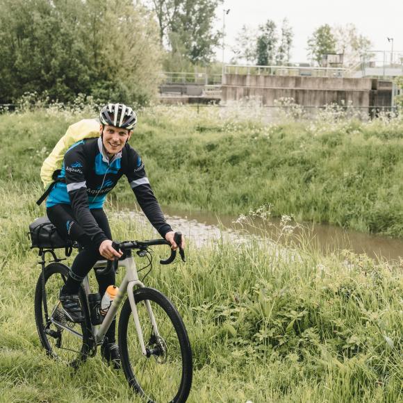 Koen fietst dagelijks naar zijn werk