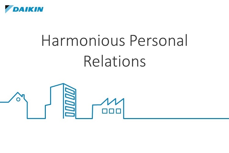 Harmonious Personal Relations