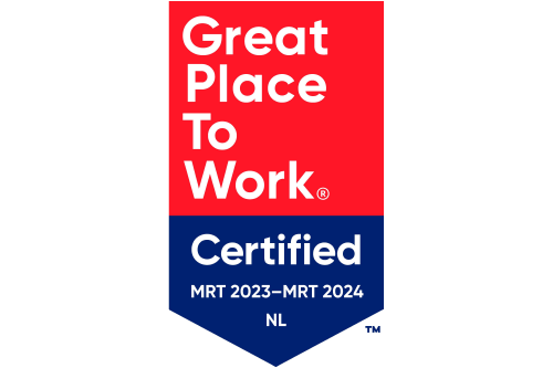 Great place to work logo van het certificaat