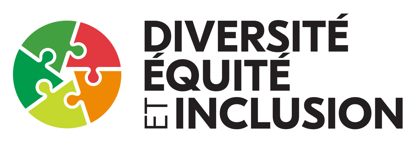 Logo Diversité, équité et inclusion de Sobeys inc. avec cercle composé de pièces de casse-tête multicolores
