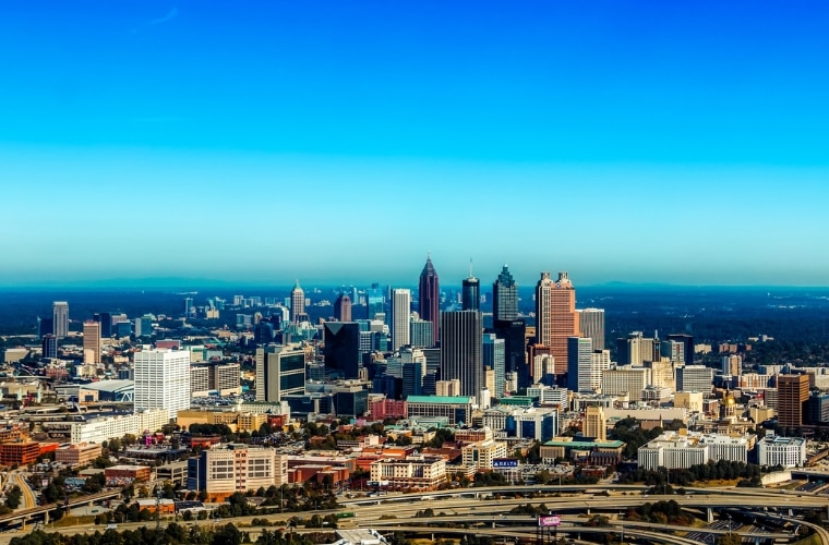 View of the Atlanta skyline