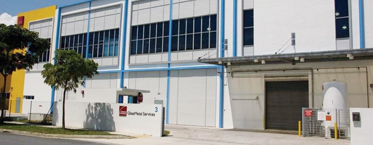 Photo of the Singapore facility
